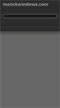Mobile Screenshot of menckwindows.com